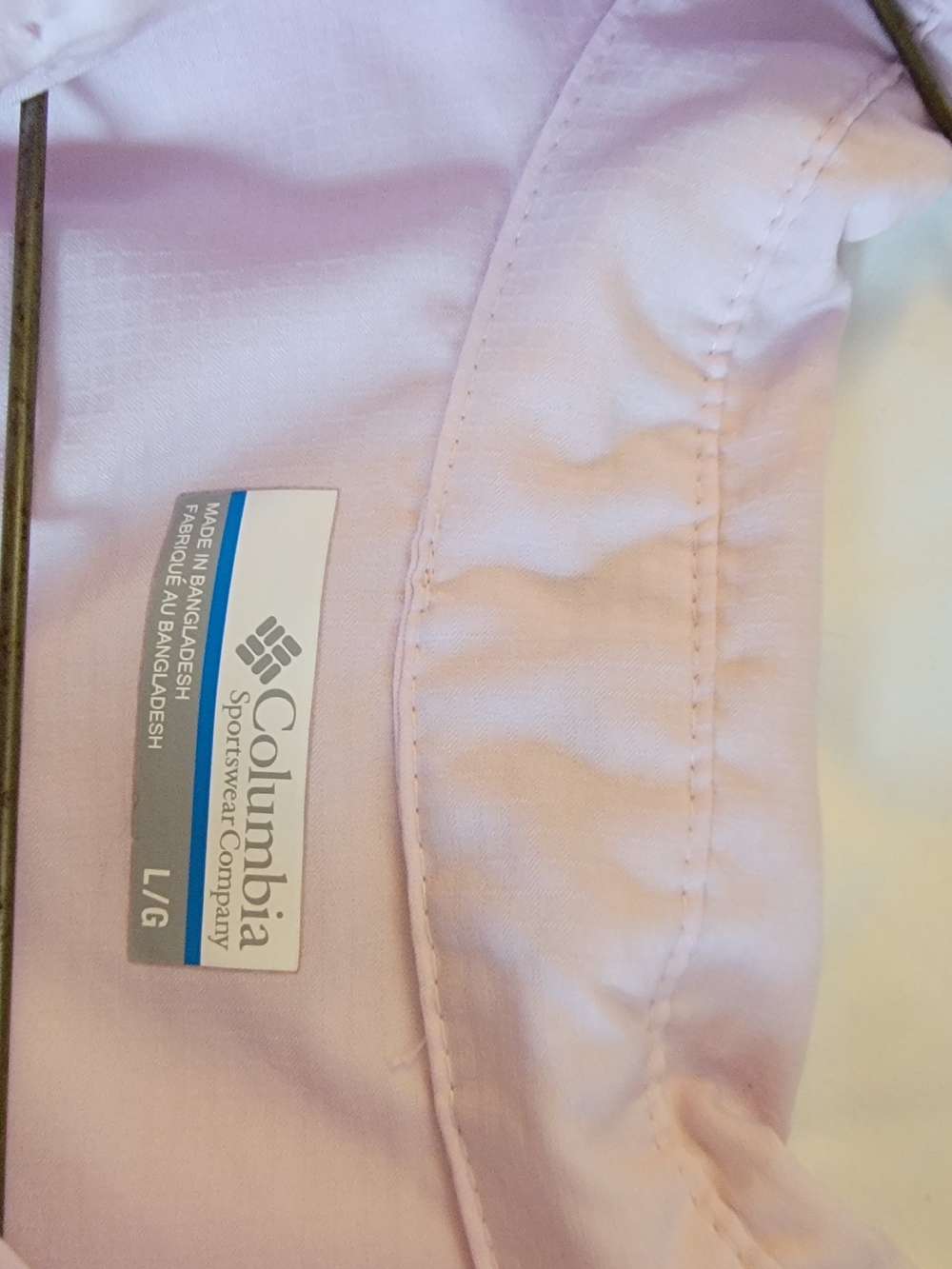 Columbia Light Pink Short-Sleeve Button-Down Shirt - Picture 5 of 7